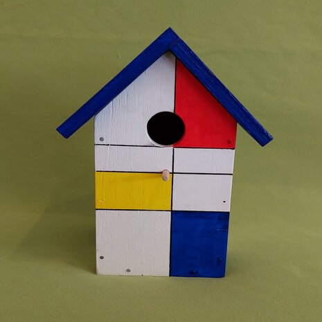 Vogelhuisje - 'Mondriaan'