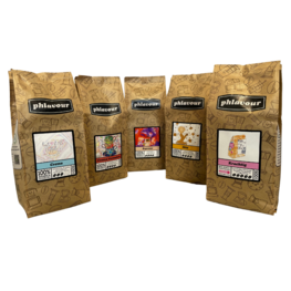 Phlavour koffie  (set van 2 pakken) (cafeïnevrij 1 pak van 1kg)